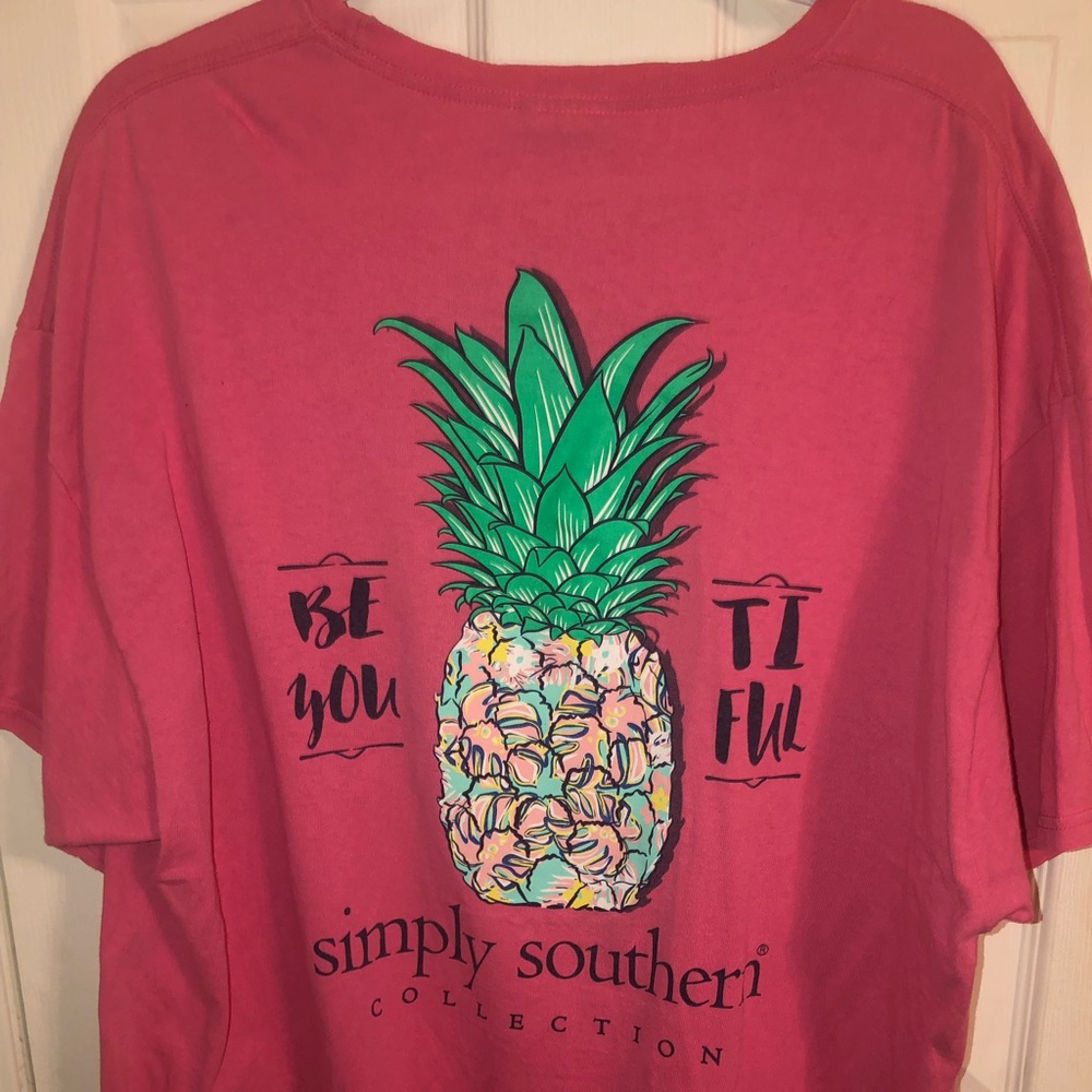 Simply Southern pineapple short sleeve tshirt